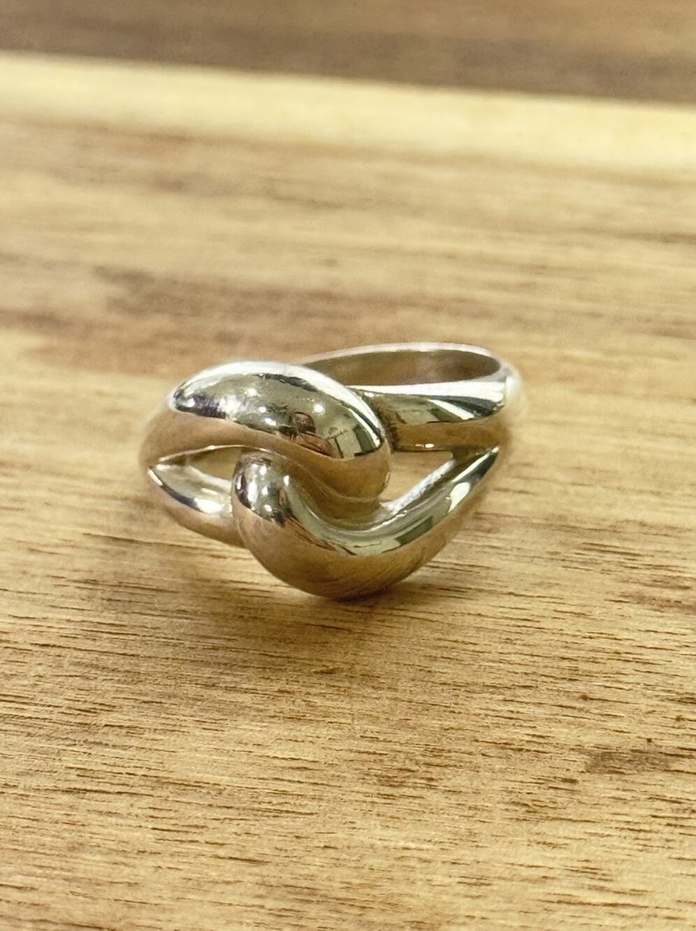 James Avery Retired Sterling Silver Cadena Knot Ring Size 10